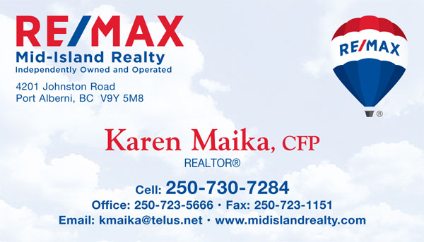 karen maika realtor port alberni